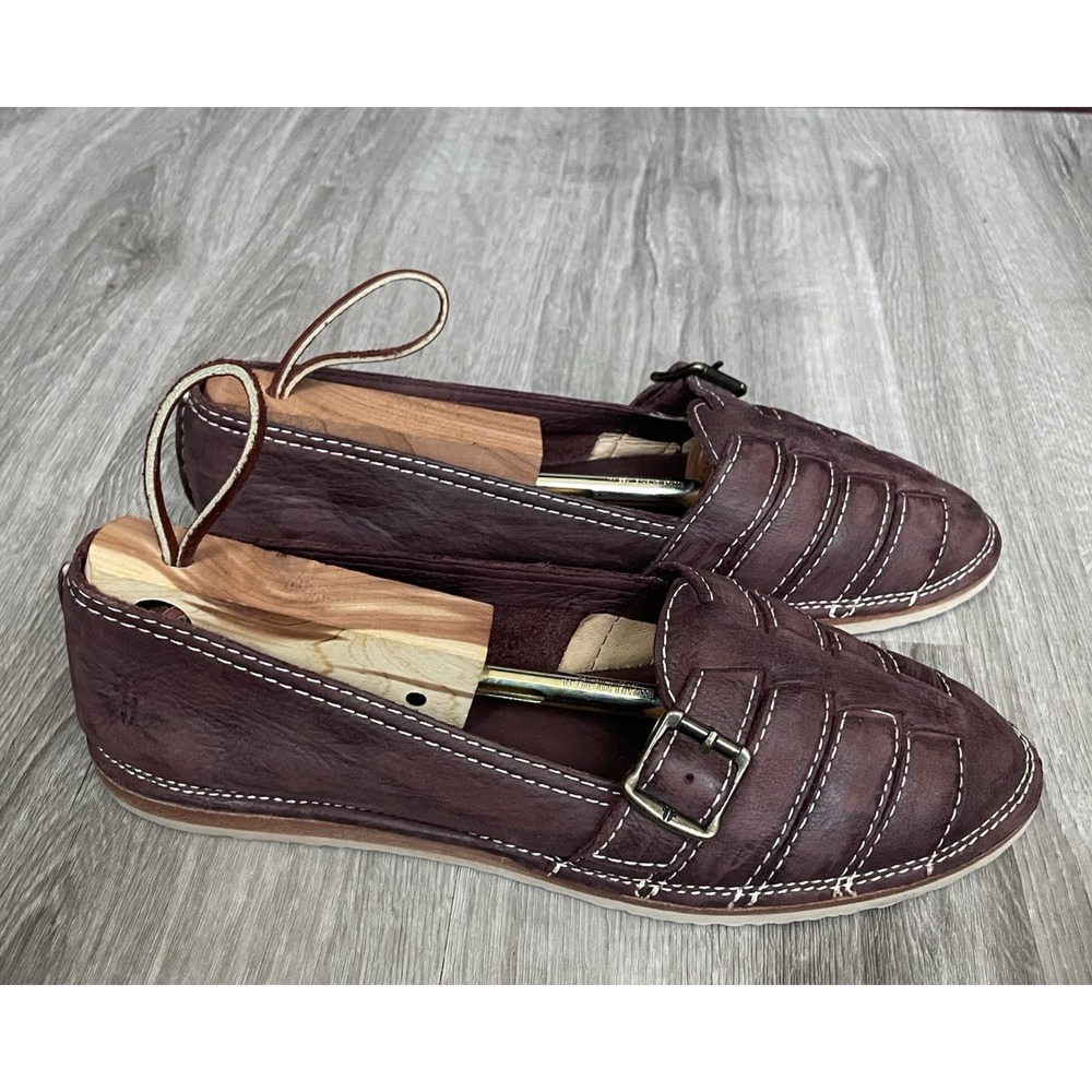 Women's Frye Leather Dress Slip On Loafers Size 8 M